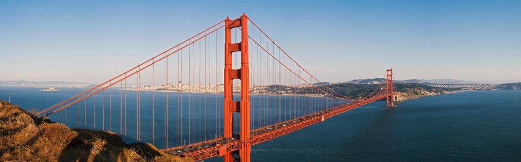 panorama, california, the golden gate bridge